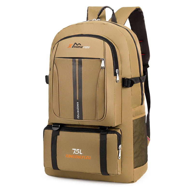 Спортна раница за туризъм и планински преходи – Oxford плат, извити презрамки, функция на разширение и разпределение на товара, полиестерна подплата