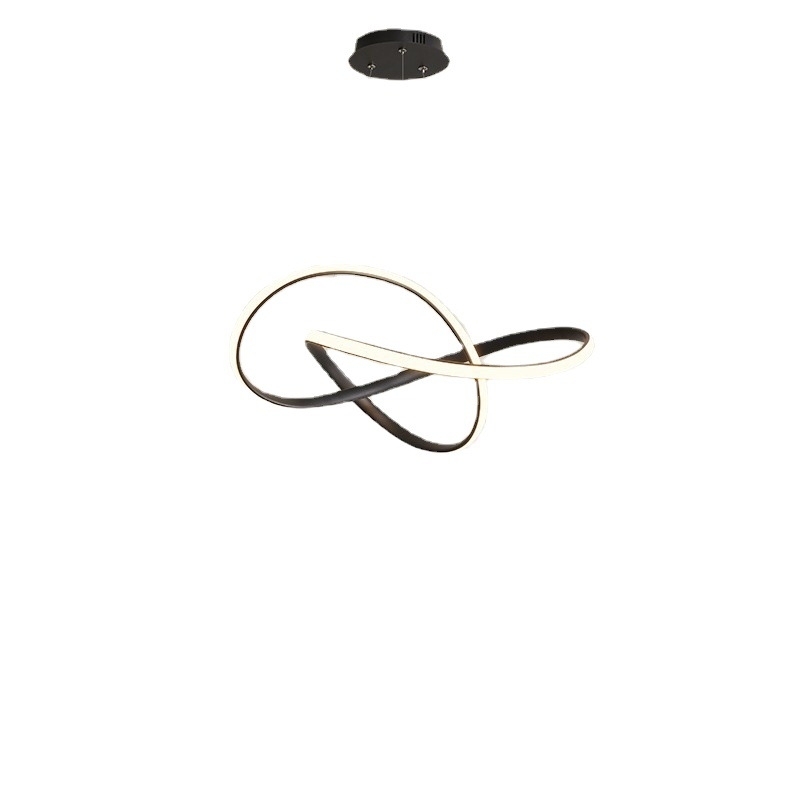 Κρεμαστή λυχνία τραπεζαρίας - Μοντέρνα απλότητα, μεταλλικό σώμα από σίδηρο, ακρυλικό κάλυμμα, LED φωτισμός