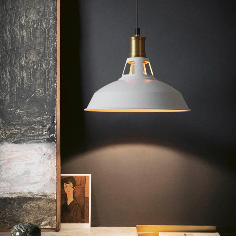 Μεταλλικός πολυέλαιος από σίδηρο, βιομηχανικό στυλ loft, πολυέλαιος με μία κεφαλή, LED φως, κάλυψη 3–5 τ.μ., ύψος ρυθμιζόμενο έως 1 μ