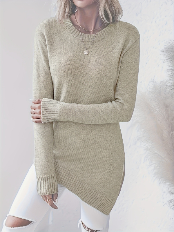 Γυναικείο πουλόβερ Chenille με γιακά Polo, μανίκια πριγκίπισσας, ανάμειξη σπάντεξ κάτω από 30%