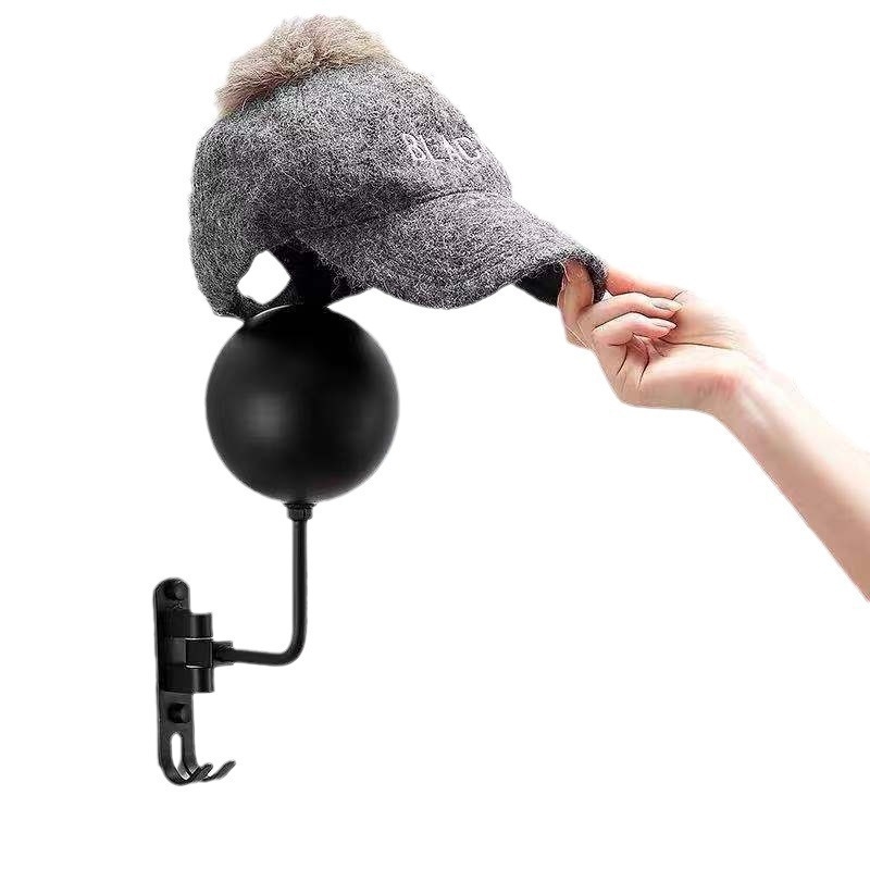 Мотоциклетен държач за каски – монтаж без пробиване, алуминиева сплав, модел 2510, стенен, товароподемност 10 кг