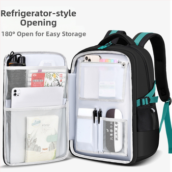 Σχολική τσάντα για αγόρια (5–6 τάξη), πολυεστέρας, αδιάβροχη, διαπνέουσα, ultra-light, προστασία της σπονδυλικής στήλης και μείωση βάρους, διαχωρισμός στεγνό/υγρό, ανακλαστικά στοιχεία, ιμάντες αέρα, σχέδιο anime