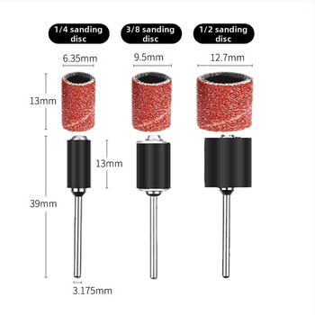 Polīrēšanas komplekts 102 detaļas ar smilšpapīra nūjiņām un abrazīvām gredzenēm, kokam un metālam