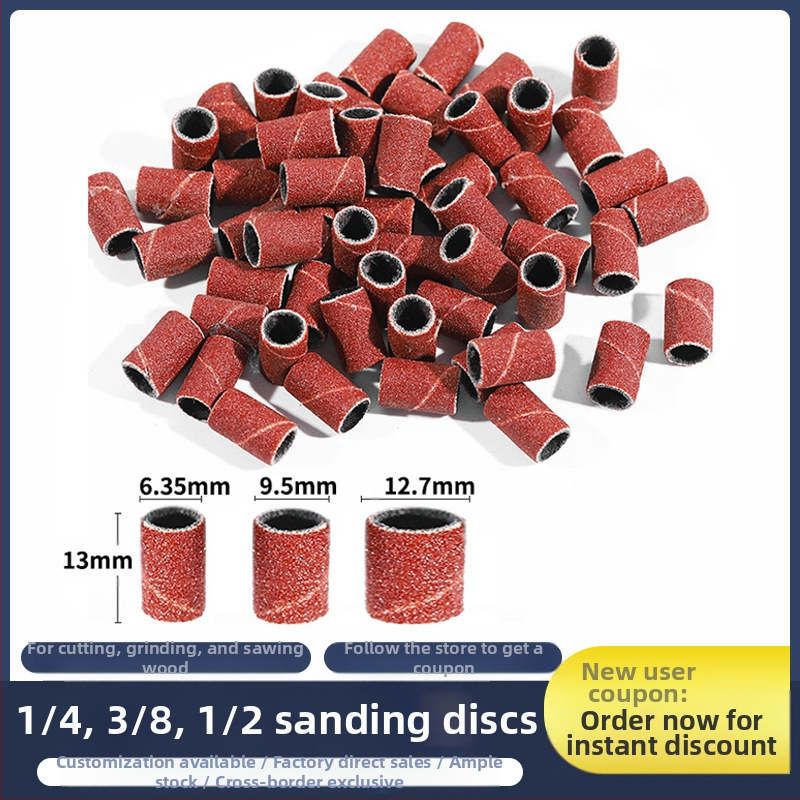 Polīrēšanas komplekts 102 detaļas ar smilšpapīra nūjiņām un abrazīvām gredzenēm, kokam un metālam