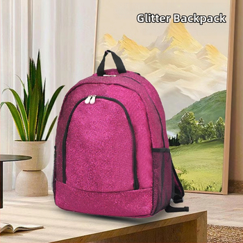 Kuprinė su blizgiu audiniu, miesto paprastumas, 36-55 L talpa, tinka 15 colių nešiojamam kompiuteriui, oro pagalvėlės dirželiai, atspari dėvėjimuisi