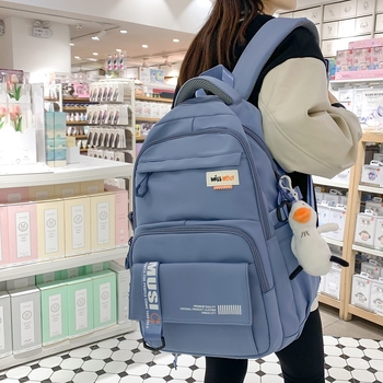 Γυναικεία τσάντα πλάτης για φορητό υπολογιστή, επεκτάσιμη, νάιλον, χωρητικότητα 20–35 λίτρων, χωράει 14 ιντσών φορητό