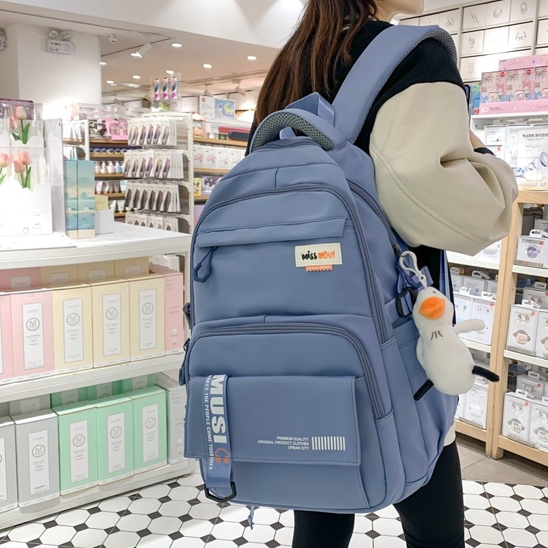 Sieviešu mugursoma datoram, paplašināms dizains, neilona materiāls, 20–35 L ietilpība, der 14 collu klēpjdatoram