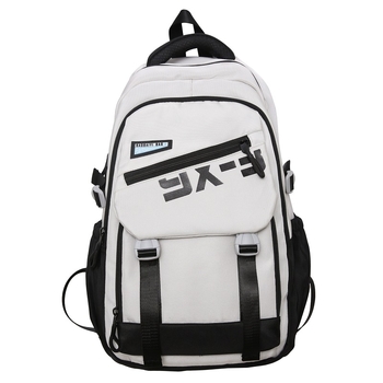 Νάιλον σχολικό σακίδιο με διαπνοή, ιμάντες με αερόσφυρες και επένδυση από πολυεστέρα