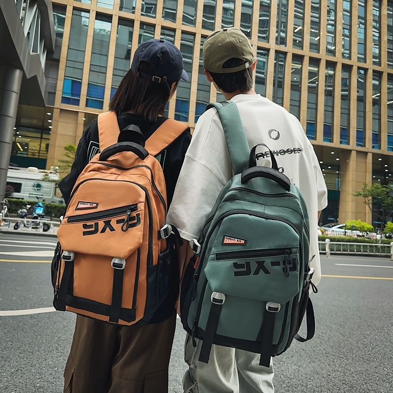 Νάιλον σχολικό σακίδιο με διαπνοή, ιμάντες με αερόσφυρες και επένδυση από πολυεστέρα