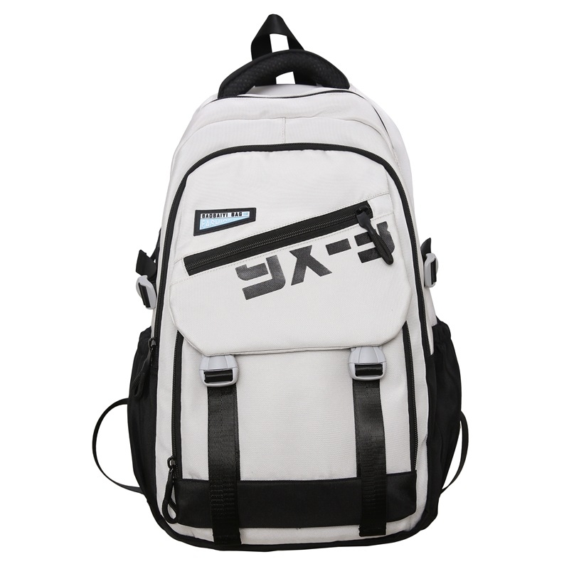 Νάιλον σχολικό σακίδιο με διαπνοή, ιμάντες με αερόσφυρες και επένδυση από πολυεστέρα