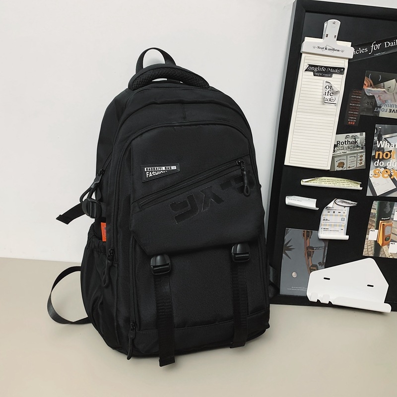 Νάιλον σχολικό σακίδιο με διαπνοή, ιμάντες με αερόσφυρες και επένδυση από πολυεστέρα