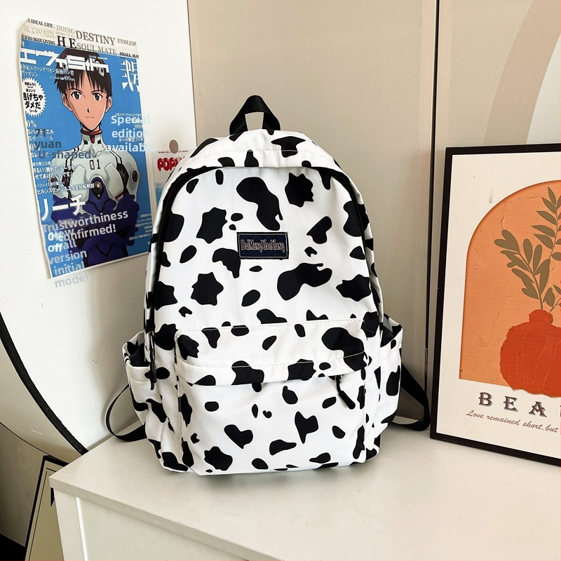 Σακίδιο από νάιλον με λεοπάρ σχέδιο, ultra-light, ιμάντες με αερόσφυξη, επένδυση πολυεστέρα