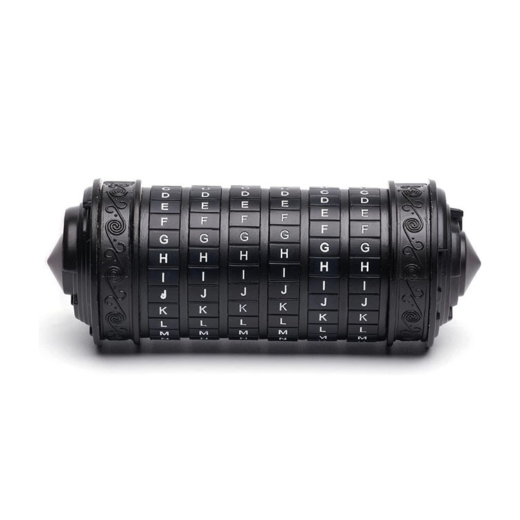 Цилиндър за заключване със шифър – Да Винчи вдъхновен сплавен геометричен дизайн; марка Yueran family; за домашна употреба