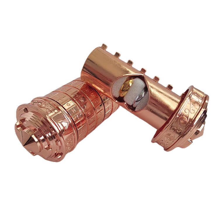 Цилиндър за заключване със шифър – Да Винчи вдъхновен сплавен геометричен дизайн; марка Yueran family; за домашна употреба