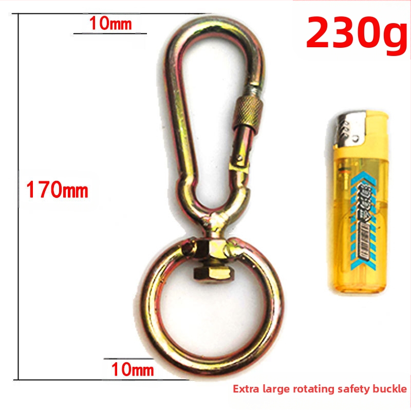 Сигурен пръстен за ключове, кръгъл стил, никелов материал