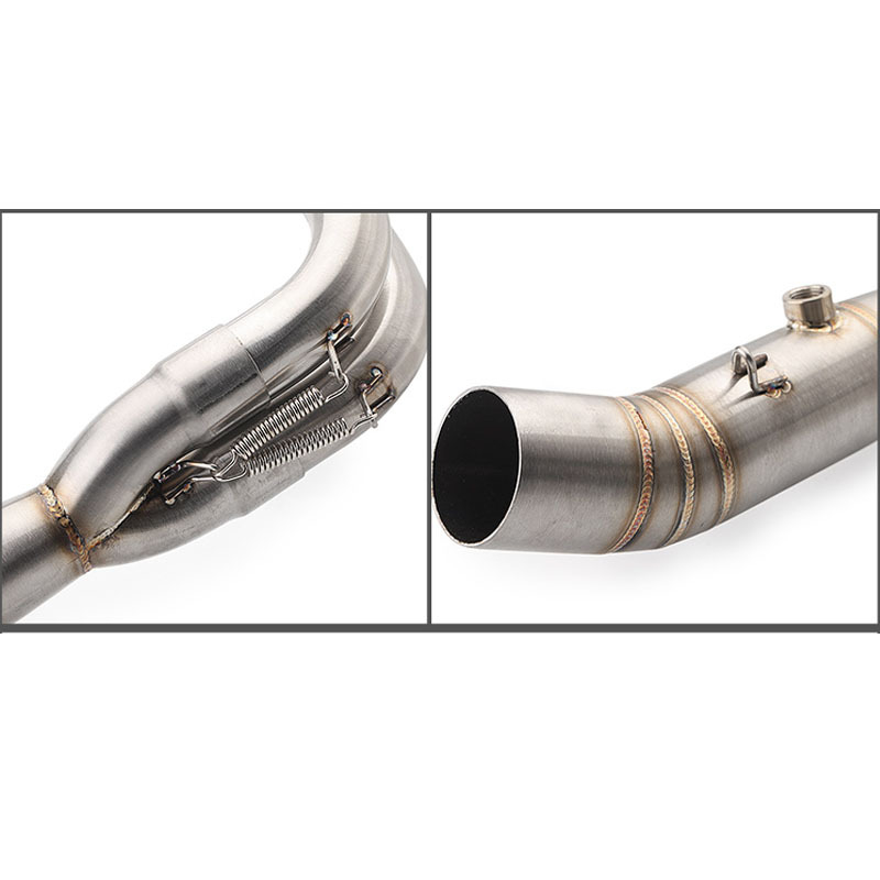 MT07 motocikla modificētā izplūdes caurule, nerūsējošais tērauds, saderīgs ar MT07