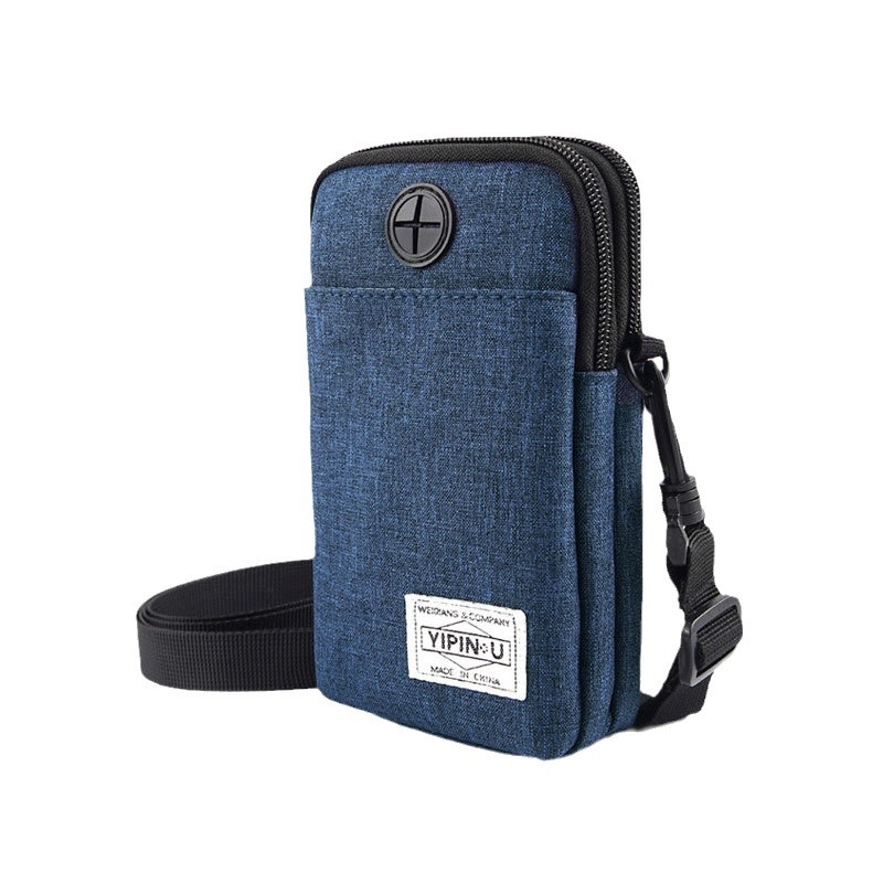 Weiqiang Unisex pasi un dokumentu turētājs, ūdensizturīgs Oxford audums, poliesteres oderējums, kakla/plecu siksna