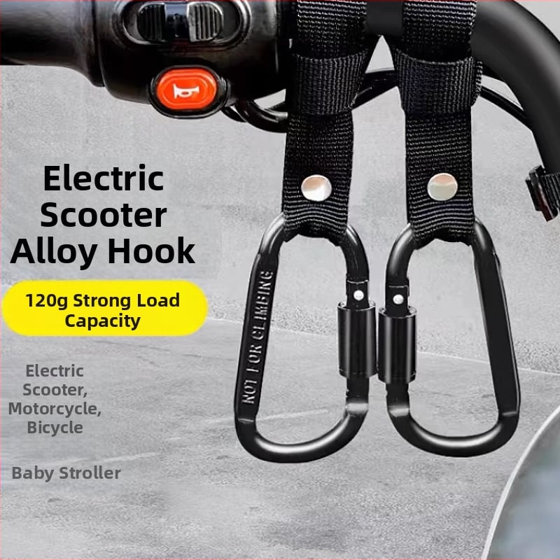 Prednji univerzalni kuka za električna vozila, bicikle i motocikle — legura, moderan dizajn, skladištenje kacige i predmeta