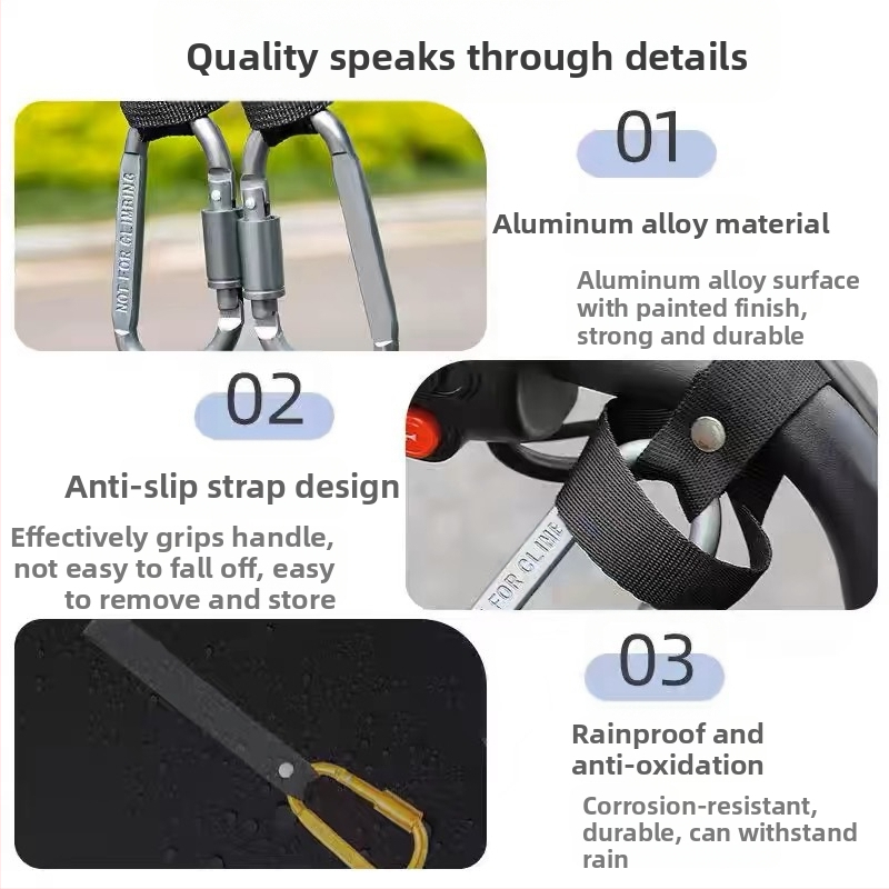 Предно монтиран универсален закачал за електрически велосипеди и мотори — сплав, модерен дизайн, съхранение на каска и предмети