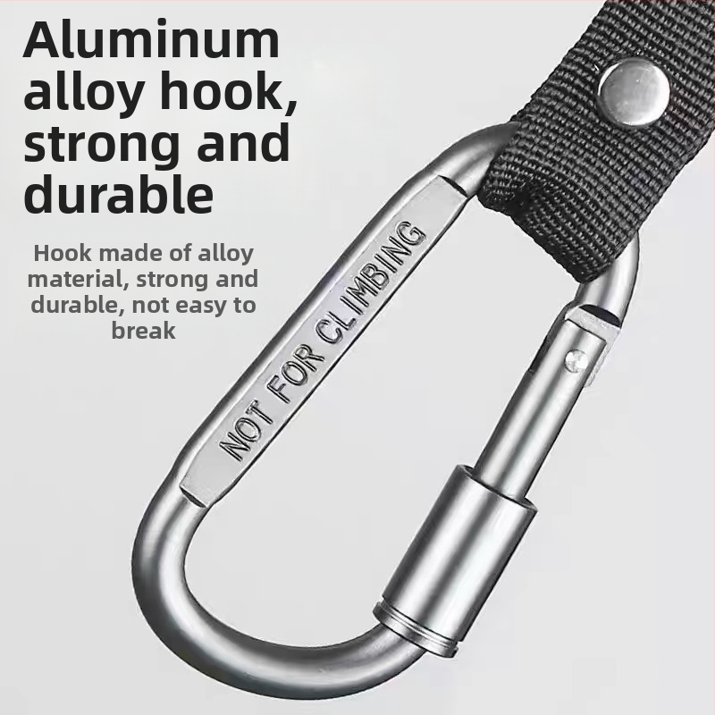 Предно монтиран универсален закачал за електрически велосипеди и мотори — сплав, модерен дизайн, съхранение на каска и предмети