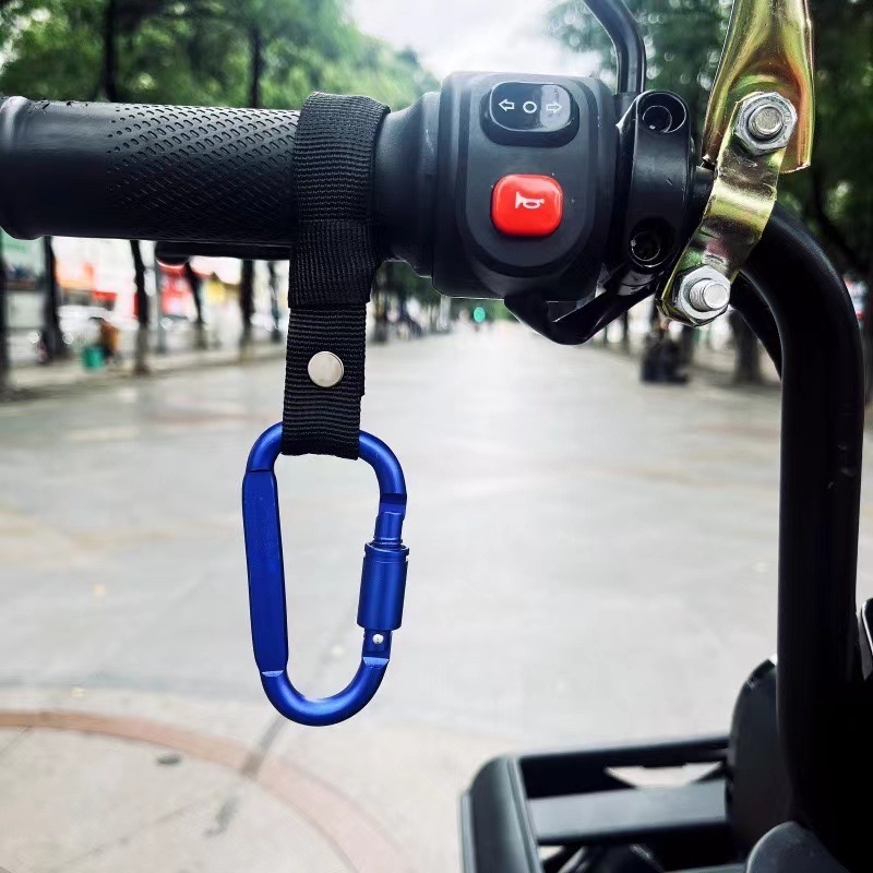Priekšējais montējamais universālais āķis elektriskajiem velosipēdiem un motocikliem — sakausējums, mūsdienīgs dizains, ķivere un mantu uzglabāšana