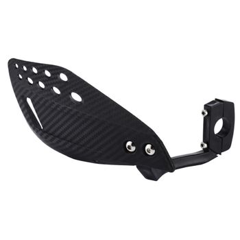 Προστατευτής τιμονιού για μοτοσικλέτα εκτός δρόμου με προστασία από πτώσεις, προστασία του μοχλού φρένου και παρμπρίζ - μοντέλο: Carbon fiber double-sided windshield guard; υλικό: PP πλαστικό