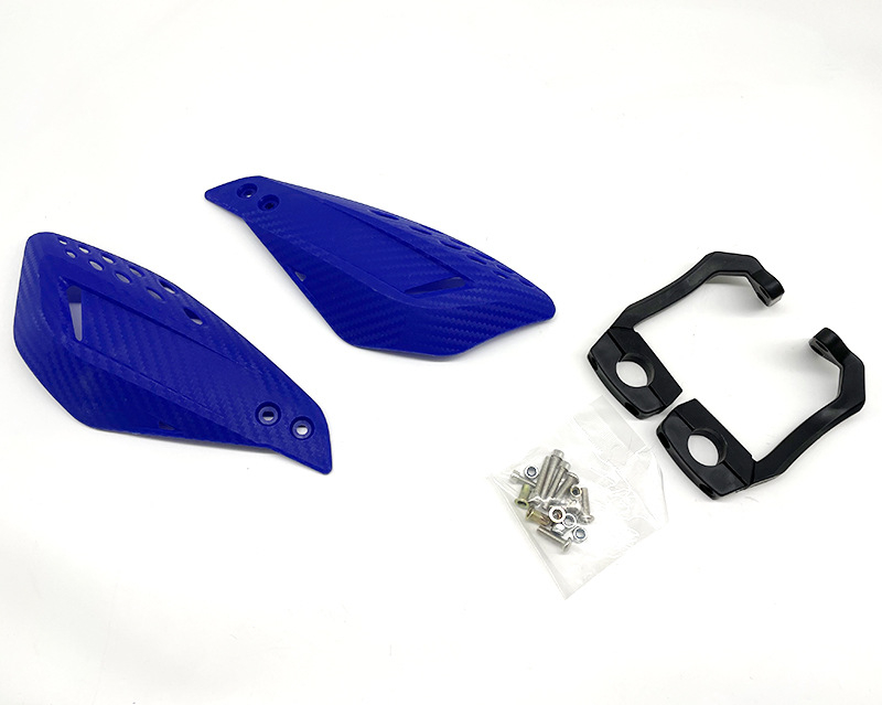 Προστατευτής τιμονιού για μοτοσικλέτα εκτός δρόμου με προστασία από πτώσεις, προστασία του μοχλού φρένου και παρμπρίζ - μοντέλο: Carbon fiber double-sided windshield guard; υλικό: PP πλαστικό