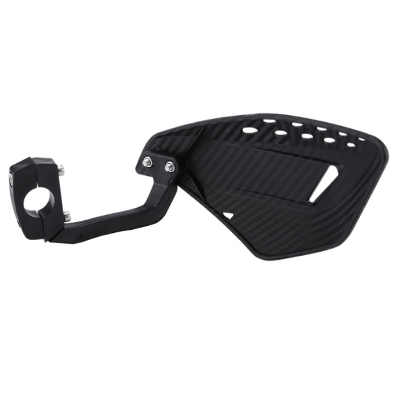 Προστατευτής τιμονιού για μοτοσικλέτα εκτός δρόμου με προστασία από πτώσεις, προστασία του μοχλού φρένου και παρμπρίζ - μοντέλο: Carbon fiber double-sided windshield guard; υλικό: PP πλαστικό