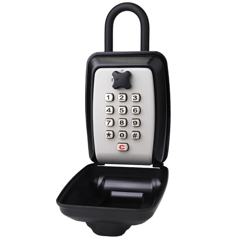 Κλειδοθήκη τοίχου με μηχανικό κλείδωμα και κωδικό, από κράμα αλουμινίου, μοντέλο G14, μάρκα LOCK NF/Newfield, κατάλληλη για εταιρείες διακόσμησης, εργοτάξια, ξενοδοχεία και ενοικιαζόμενα