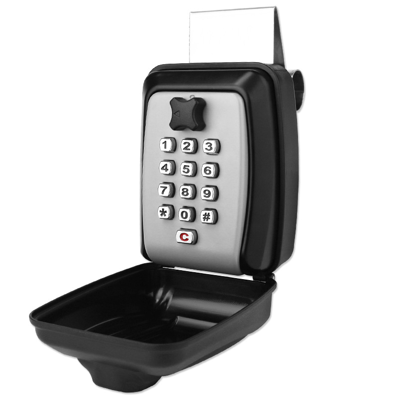 Κλειδοθήκη τοίχου με μηχανικό κλείδωμα και κωδικό, από κράμα αλουμινίου, μοντέλο G14, μάρκα LOCK NF/Newfield, κατάλληλη για εταιρείες διακόσμησης, εργοτάξια, ξενοδοχεία και ενοικιαζόμενα