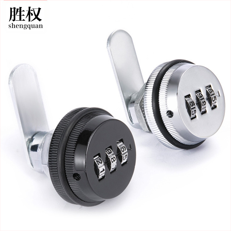 Μηχανικό κλείδωμα με ψηφιακό κωδικό, με φινίρισμα ηλεκτροπλατίωσης – Μοντέλο 022, κράμα ψευδάργύρου, για ξύλινο ντουλάπι, συρτάρι και μεταλλικό ντουλάπι