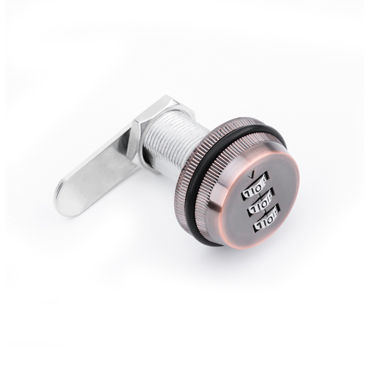 Μηχανικό κλείδωμα με ψηφιακό κωδικό, με φινίρισμα ηλεκτροπλατίωσης – Μοντέλο 022, κράμα ψευδάργύρου, για ξύλινο ντουλάπι, συρτάρι και μεταλλικό ντουλάπι