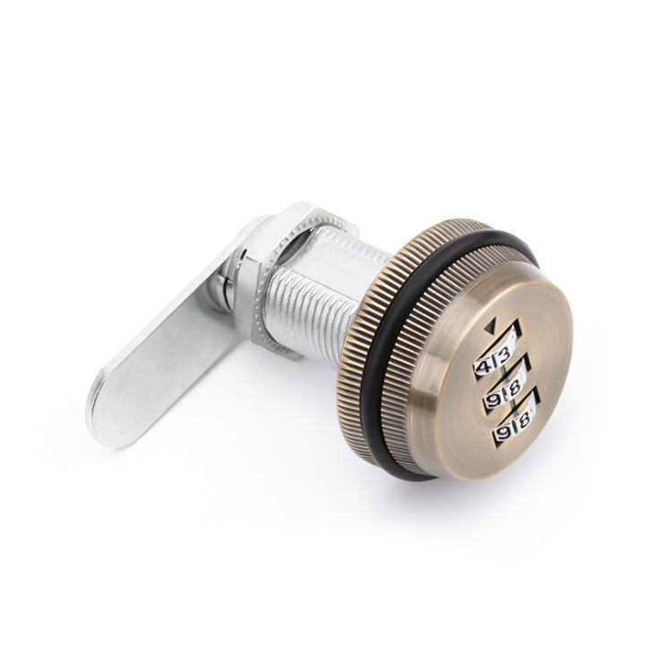 Μηχανικό κλείδωμα με ψηφιακό κωδικό, με φινίρισμα ηλεκτροπλατίωσης – Μοντέλο 022, κράμα ψευδάργύρου, για ξύλινο ντουλάπι, συρτάρι και μεταλλικό ντουλάπι