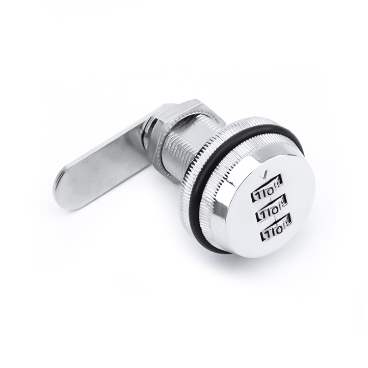 Μηχανικό κλείδωμα με ψηφιακό κωδικό, με φινίρισμα ηλεκτροπλατίωσης – Μοντέλο 022, κράμα ψευδάργύρου, για ξύλινο ντουλάπι, συρτάρι και μεταλλικό ντουλάπι