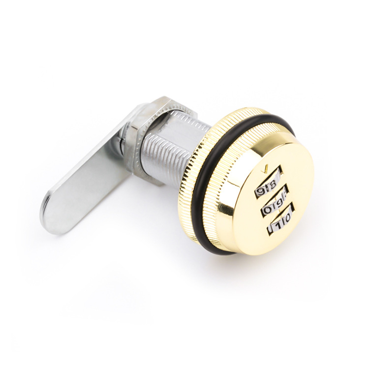 Μηχανικό κλείδωμα με ψηφιακό κωδικό, με φινίρισμα ηλεκτροπλατίωσης – Μοντέλο 022, κράμα ψευδάργύρου, για ξύλινο ντουλάπι, συρτάρι και μεταλλικό ντουλάπι