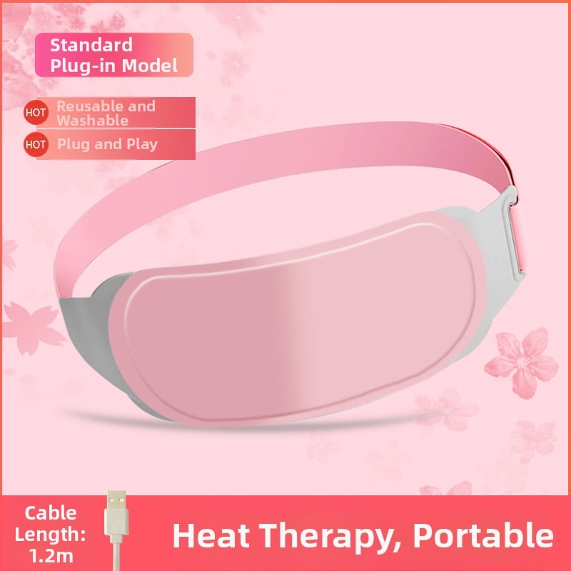 Jostas apkures josla ar vibro masāžu un magnētisko terapiju, USB barošana, 3 režīmi, temperatūras diapazons 45–60°C