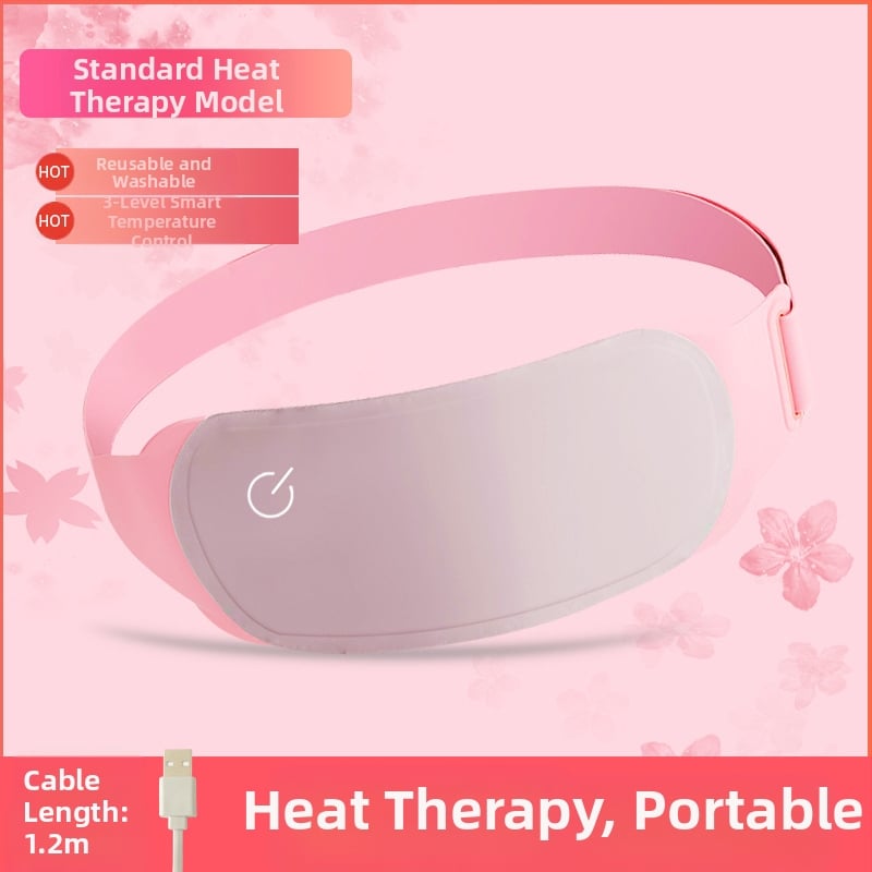 Jostas apkures josla ar vibro masāžu un magnētisko terapiju, USB barošana, 3 režīmi, temperatūras diapazons 45–60°C
