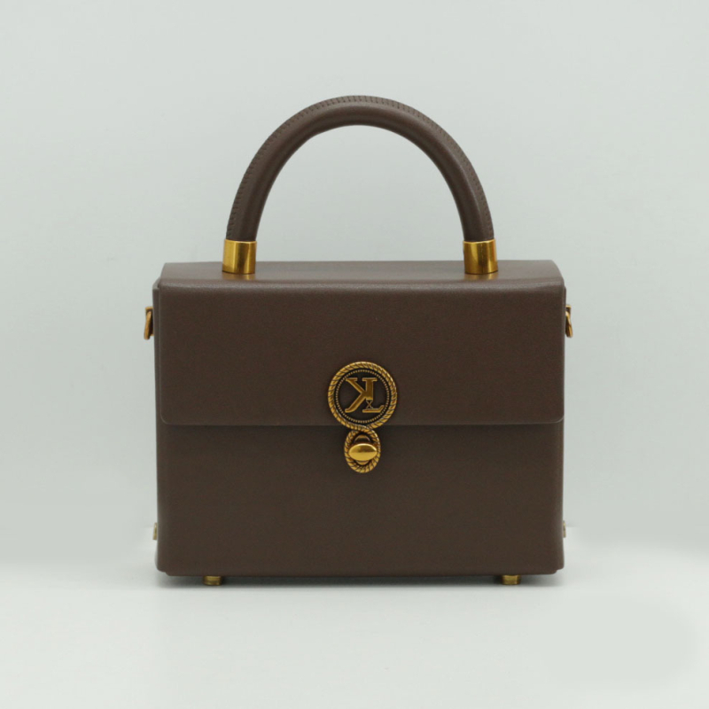 Ženska torbica od PU kože, horizontalnog kvadratnog oblika, otvaranje na kopču, stil: književno-umjetnički nacionalni stil, s unutarnjim slojem