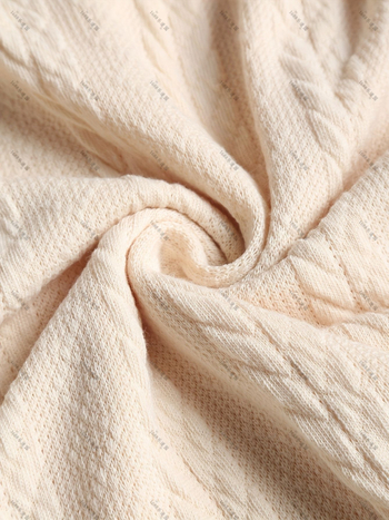 Γυναικείο τοπ με μακριά μανίκια σε στυλ Y2K, πλεκτή υφή με στριφτή πλέξη, ψεύτικα κουμπιά, τετράγωνο γιακά, πολυεστέρας 95%+