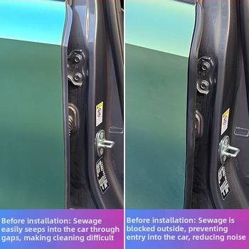 Automobiļa blīvgumija B-staba vietai, gumas materiāls, pret vēju un putekļiem, trokšņa izolācija, vispārēja saderība