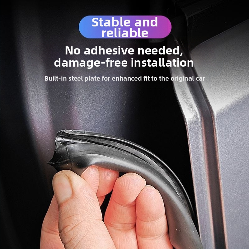 Автомобилен уплътнител за B-колона, гумен, ветро- и прахоозащита, звукоизолация, обща съвместимост