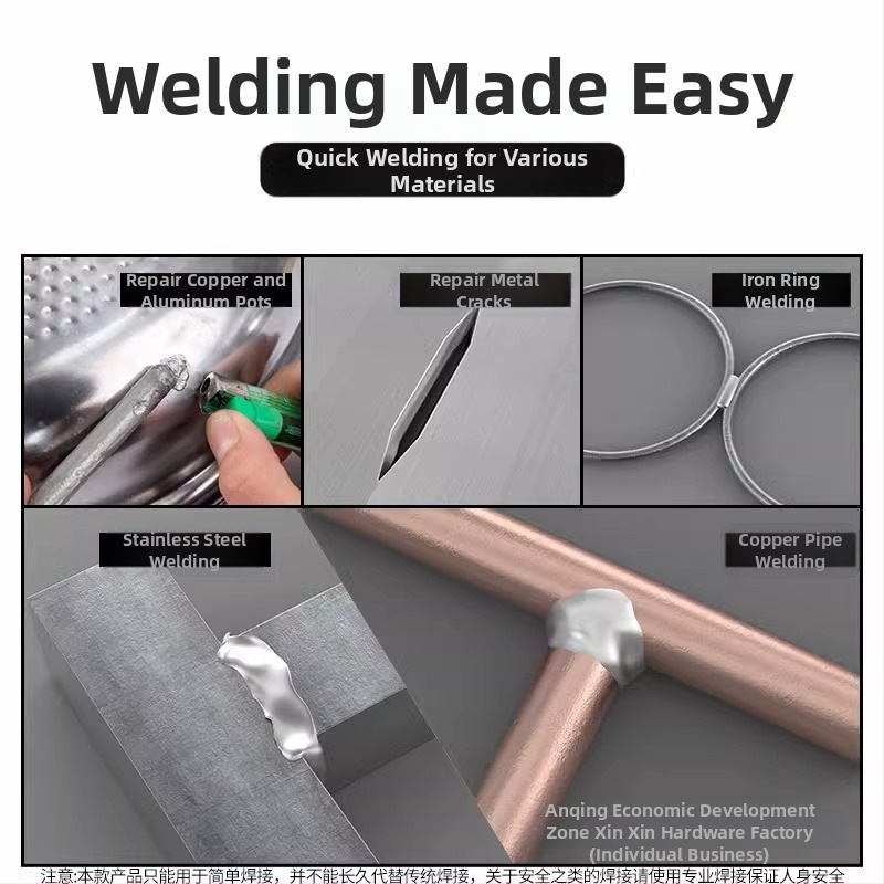 Kućno zavarivanje – niskotemperaturna elektroda za zavarivanje, za nehrđajući čelik, bakar, željezo i plastične cijevi, spremnik vode