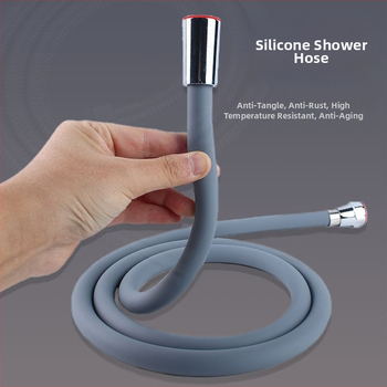 Σιλικονούχος ντους σωλήνας με εξαρτήματα χαλκείου, μοντέλο 1001, 0.6 MPa ονομαστική πίεση, 0-70°C θερμοκρασία λειτουργίας, χειροκίνητη εγκατάσταση