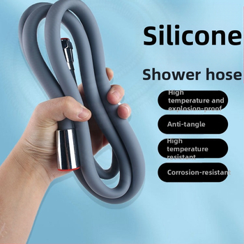 Σιλικονούχος ντους σωλήνας με εξαρτήματα χαλκείου, μοντέλο 1001, 0.6 MPa ονομαστική πίεση, 0-70°C θερμοκρασία λειτουργίας, χειροκίνητη εγκατάσταση