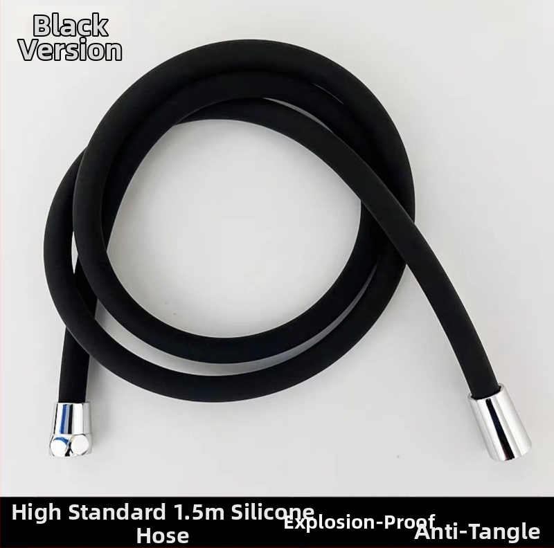 Σιλικονούχος ντους σωλήνας με εξαρτήματα χαλκείου, μοντέλο 1001, 0.6 MPa ονομαστική πίεση, 0-70°C θερμοκρασία λειτουργίας, χειροκίνητη εγκατάσταση