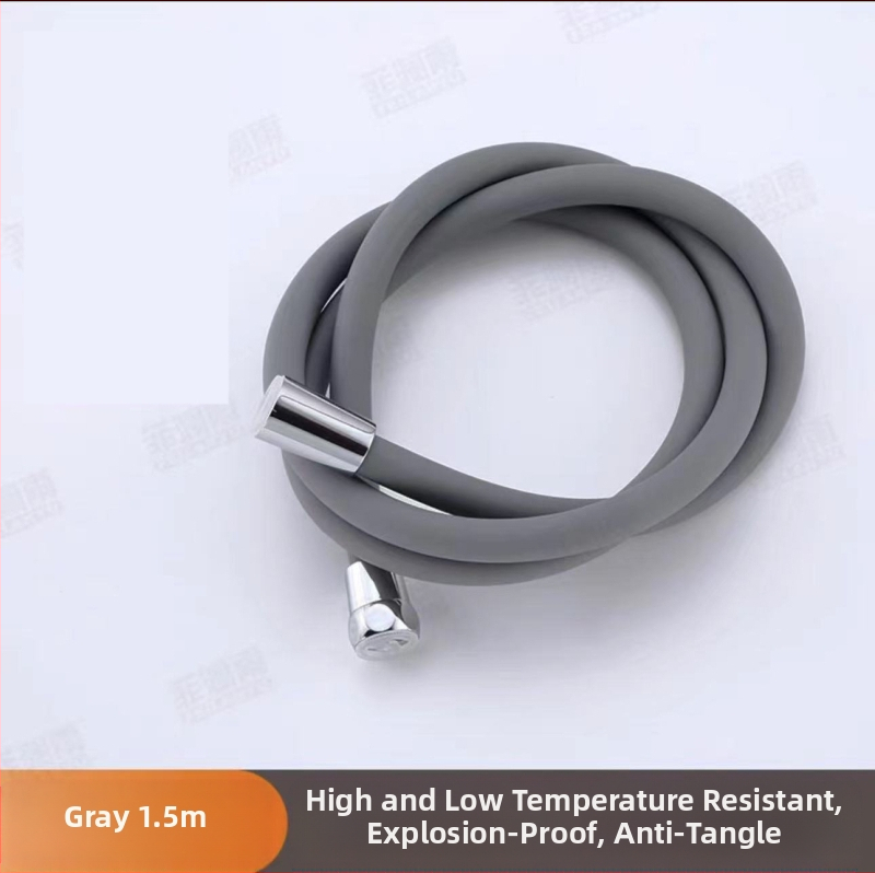 Σιλικονούχος ντους σωλήνας με εξαρτήματα χαλκείου, μοντέλο 1001, 0.6 MPa ονομαστική πίεση, 0-70°C θερμοκρασία λειτουργίας, χειροκίνητη εγκατάσταση