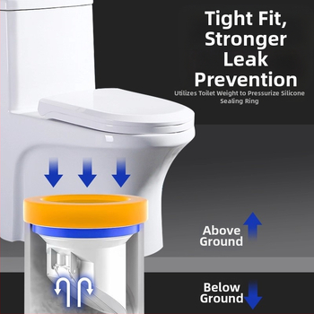Prsten za WC flansu | Materijal: žuto uljno ljepilo | Stil: moderni minimalistički | Korištenje: zadano | Obrada: standardno
