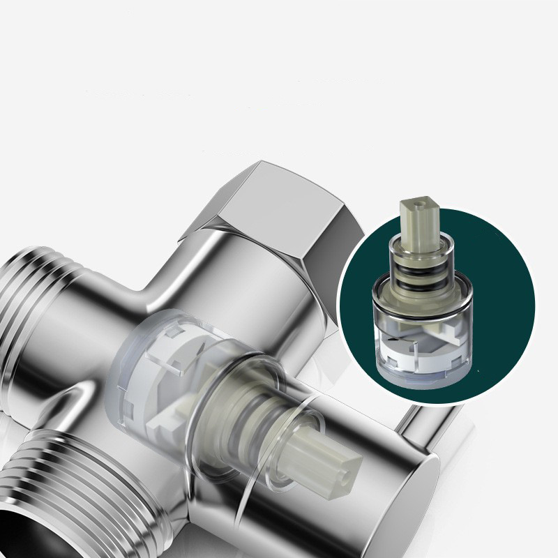 Βαλβίδα διανομής νερού ABS με τρεις εξόδους για ντους και μπάνιο