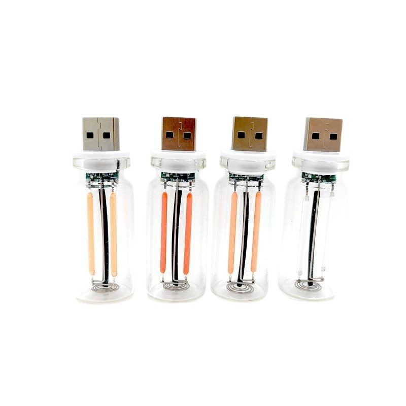 USB nakts gaisma ar skārienvadību – stikla lampiņa nakts galdiņam un automašīnas atmosfērai, Modelis 352, Jauda 5, Spriegums 5