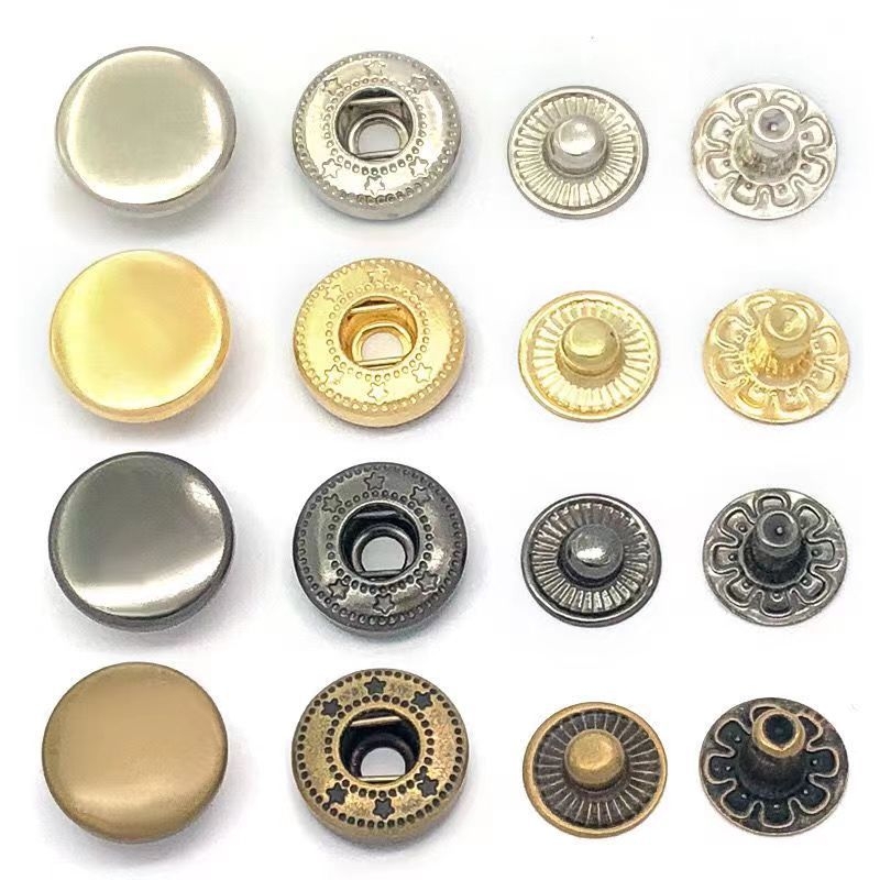 Phia Set nasturi din cupru cu închidere în patru părți, pentru paltoane, jeans, hanorace (Material: Cupru; Structură: Închidere în patru părți; Brand: Phia; Domeniu: Paltoane, Blugi, Hanorace)